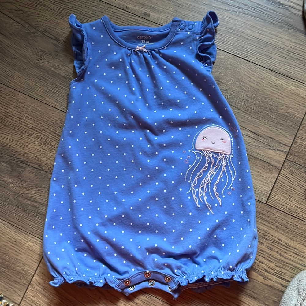 Baby girl one piece romper
